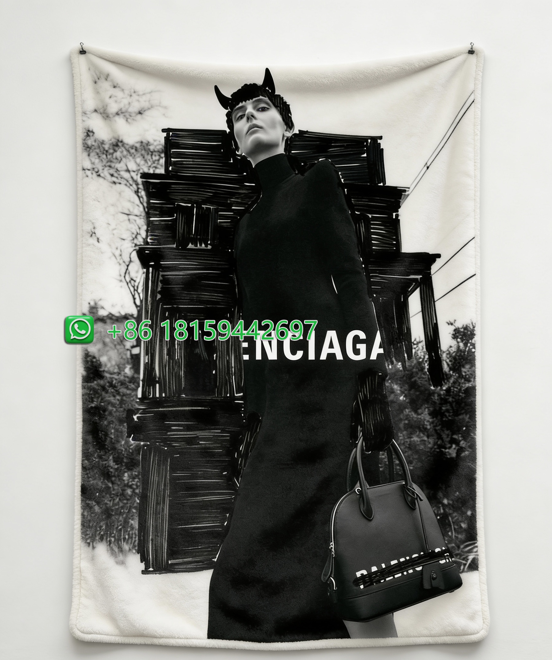 Balenciaga Throw Blankets